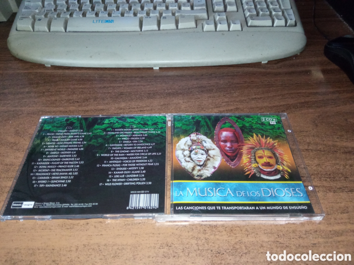 CDs de m&uacute;sica: Varios &ndash; La M&uacute;sica De Los Dioses (2CD 1998) - Foto 1
