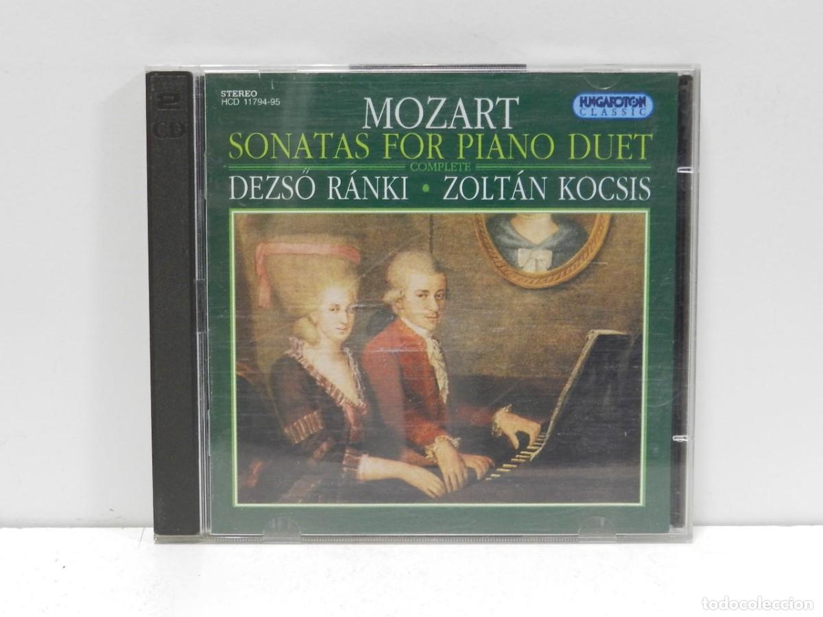 CDs de M&uacute;sica: DISCO CD. Mozart Dezs&oacute; R&aacute;nki, Zolt&aacute;n Kocsis &ndash; Sonatas For Piano Duet. COMPACT DISC.