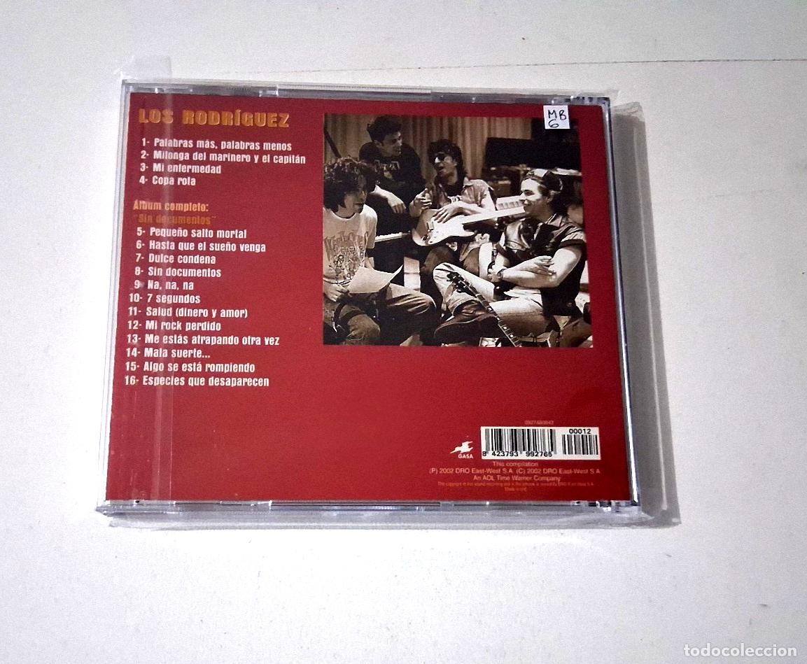 CDs de m&uacute;sica: LOS RODRIGUEZ &rdquo;SIN DOCUMENTOS&rdquo; CD 16 TRACKS - Foto 2
