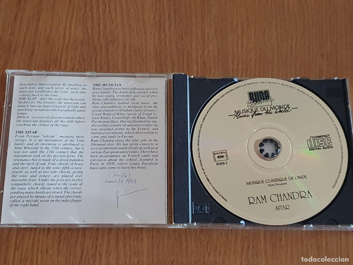 CDs de m&uacute;sica: CD Ram Chandra&nbsp;&ndash;&nbsp;Sitar (Musique De LInde) - Foto 2