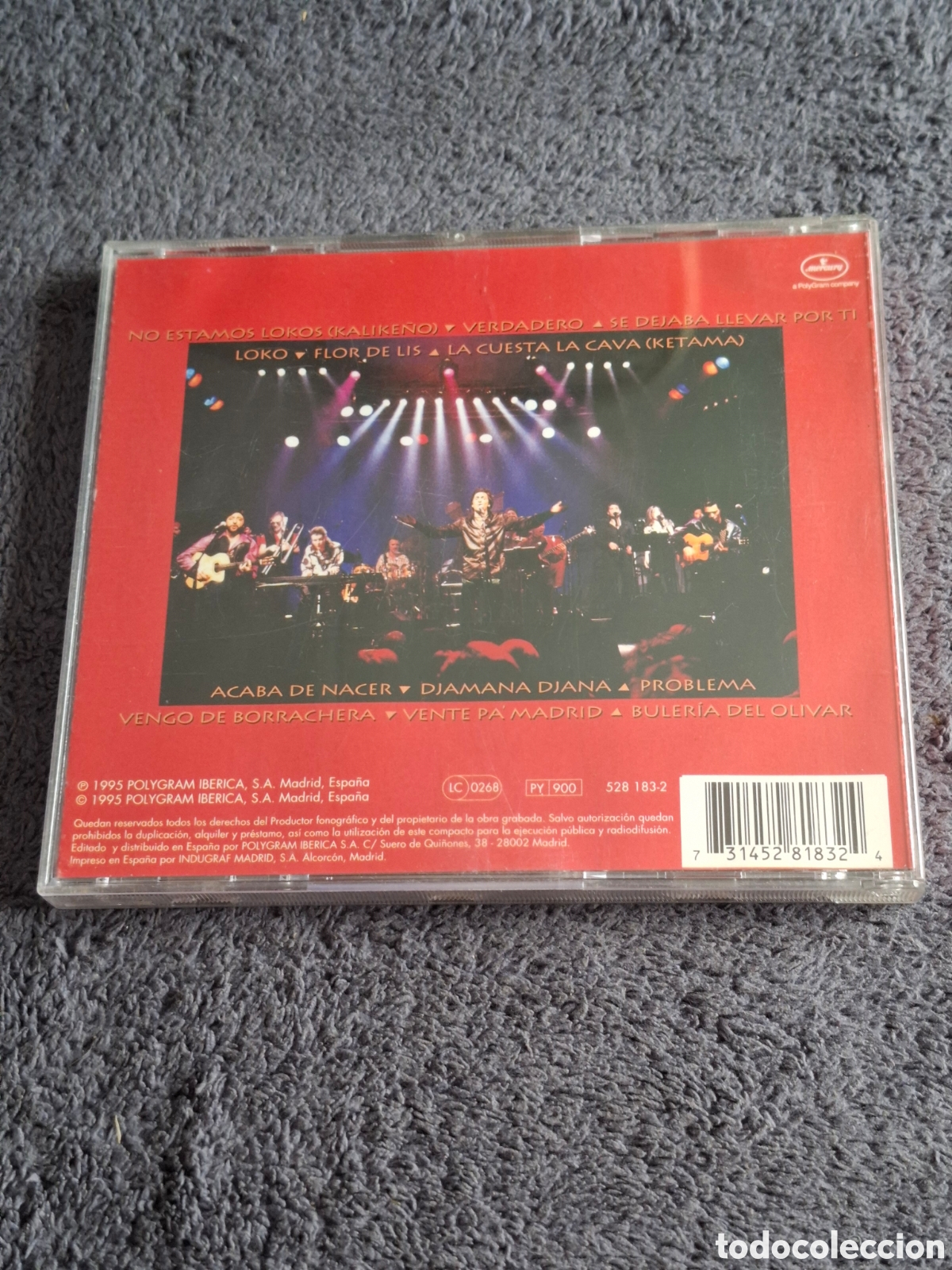 CDs de m&uacute;sica: CD53. De Aki A Ketama, Polygram Ib&eacute;rica, Mercury 1995. - Foto 5