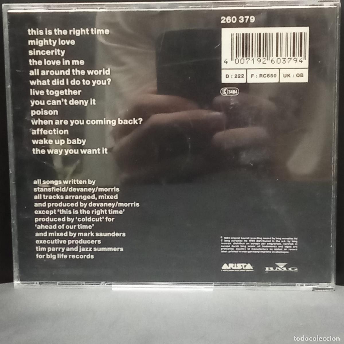 CDs de m&uacute;sica: LISA STANSFIELD, AFFECTION. CD - Foto 2