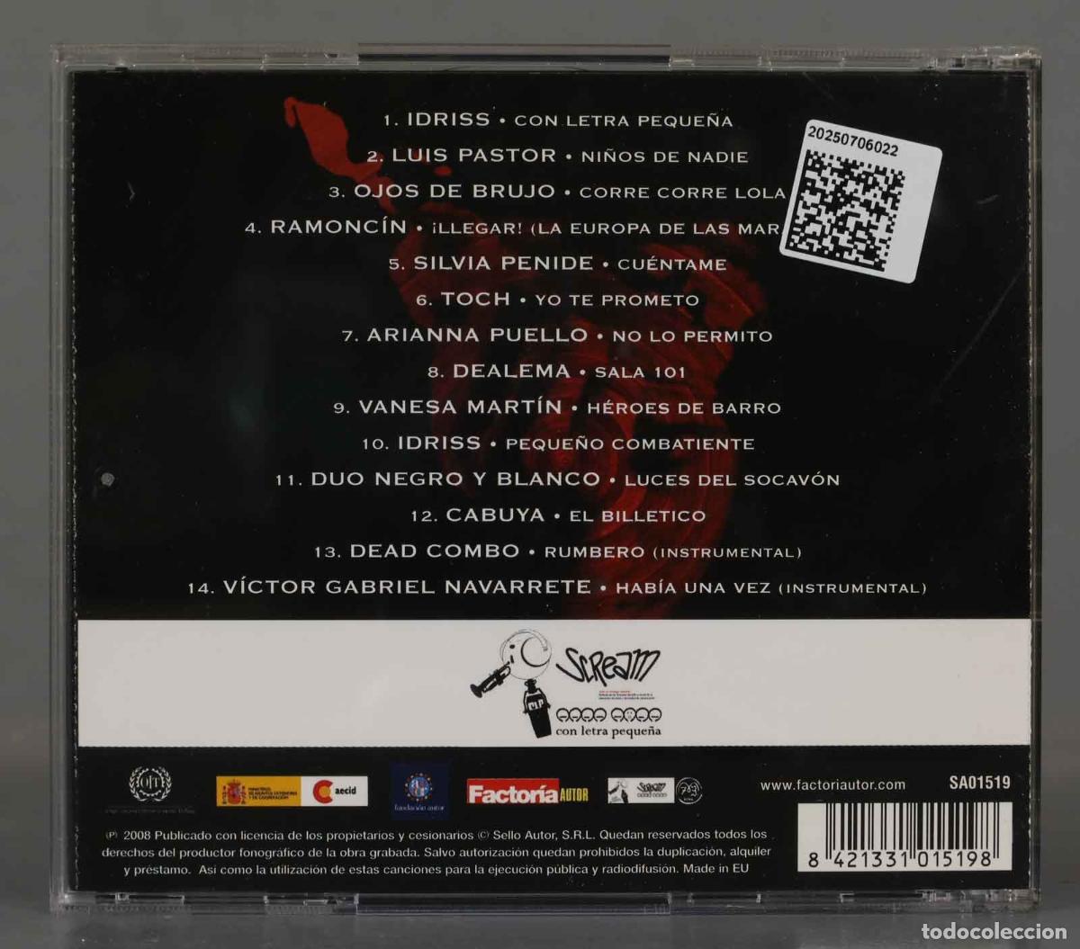CDs de m&uacute;sica: CD. Various - Con letra peque&ntilde;a - Foto 2