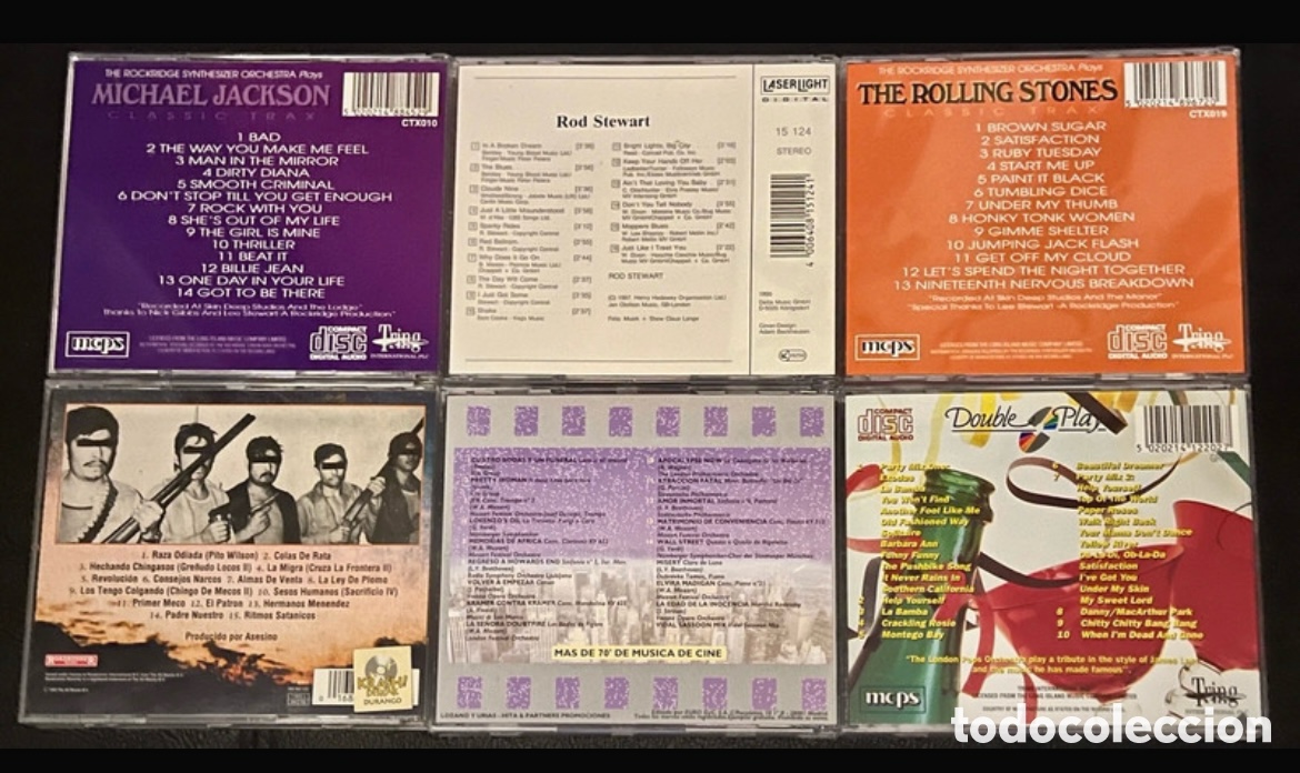 CDs de m&uacute;sica: CD&rsquo;s &ldquo;Michael Jackson, Rolling Stones, etc&rdquo; - Foto 2