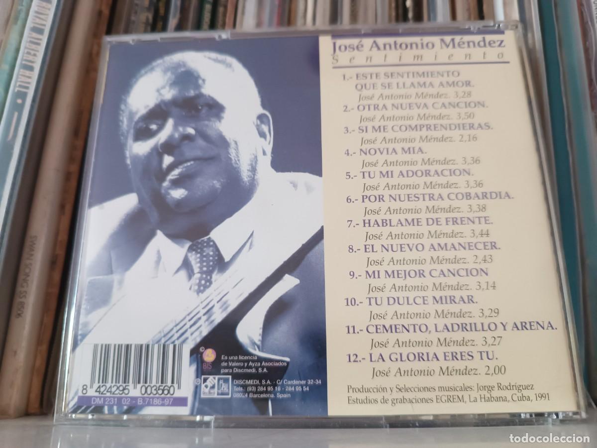 CDs de m&uacute;sica: JOSE ANTONIO , SENTIMIENTO - CD - Foto 2