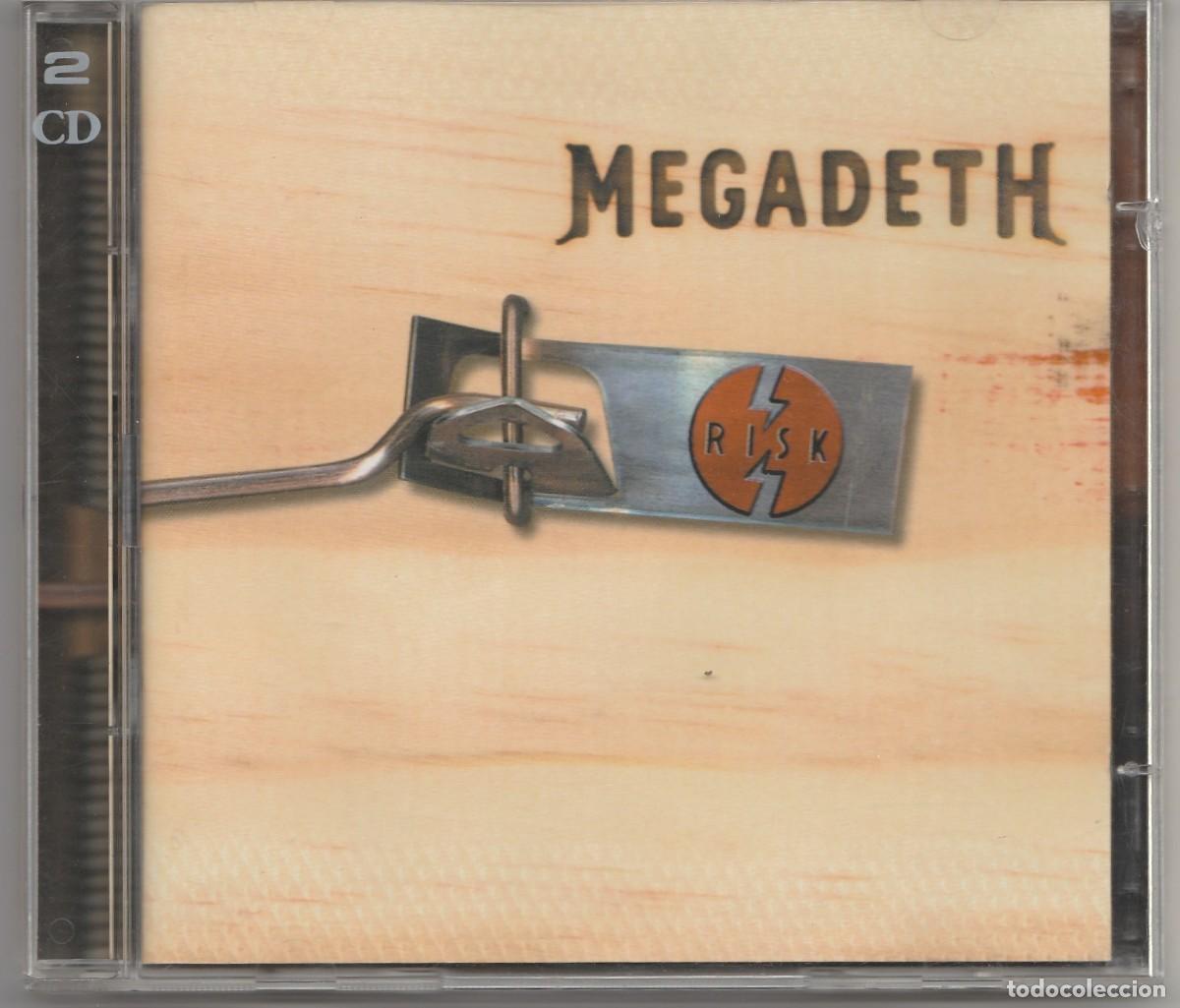 CDs de m&uacute;sica: CD MEGADETH - RISK - DOBLE CD - Foto 1