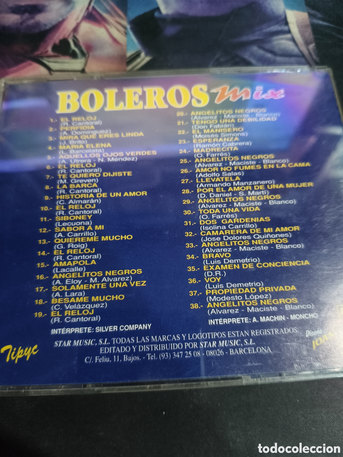 CDs de m&uacute;sica: Boleros mix CD ----- 35 - Foto 2