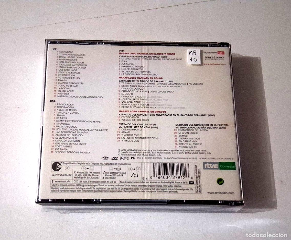 CDs de m&uacute;sica: RAPHAEL &rdquo;MARAVILLOSO RAPHAEL&rdquo; 2CD 36 TRACKS + DVD CD - Foto 2