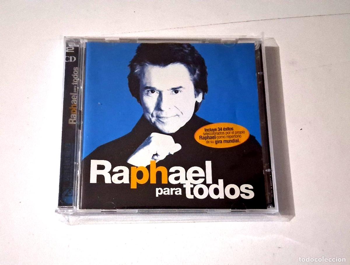 CDs de m&uacute;sica: RAPHAEL &rdquo;RAPHAEL PARA TODOS&rdquo; 2CD 34 TRACKS CD - Foto 1