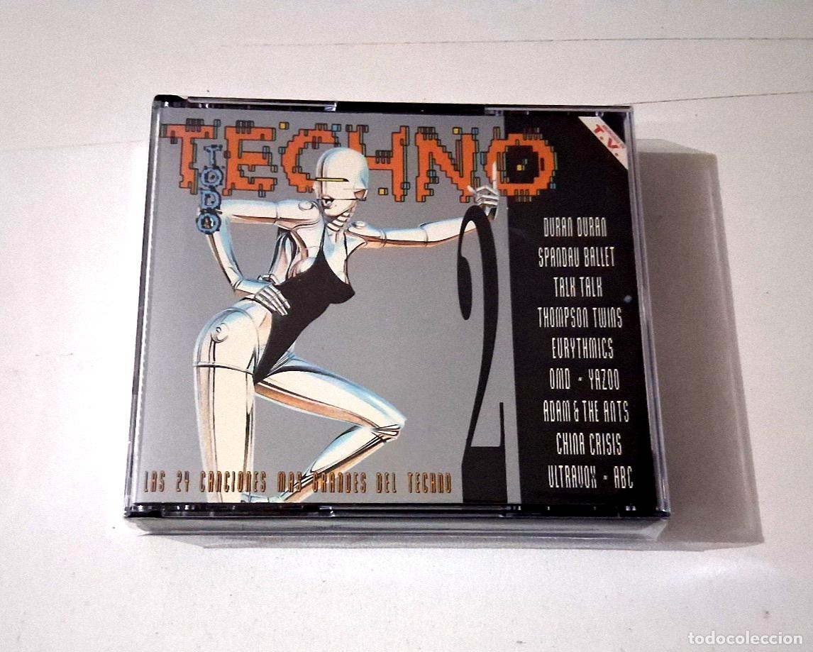 CDs de m&uacute;sica: CD &rdquo;TODO TECHNO II 2&rdquo; 2CD 24 TRACKS COMO NUEVO CD - Foto 1