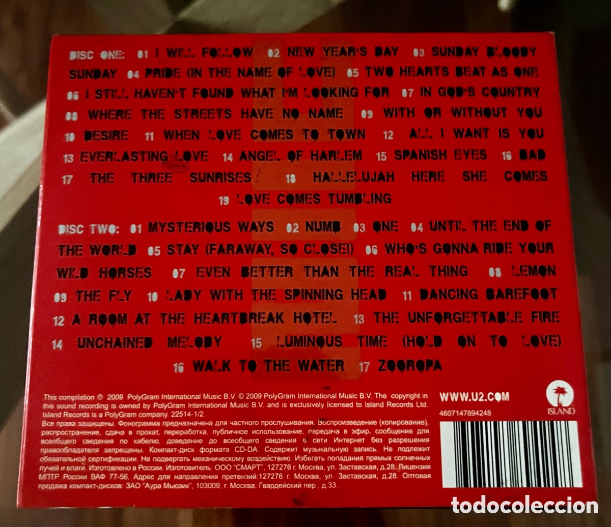 CDs de m&uacute;sica: U2 - GREATEST HITS. PART 1 - Foto 4