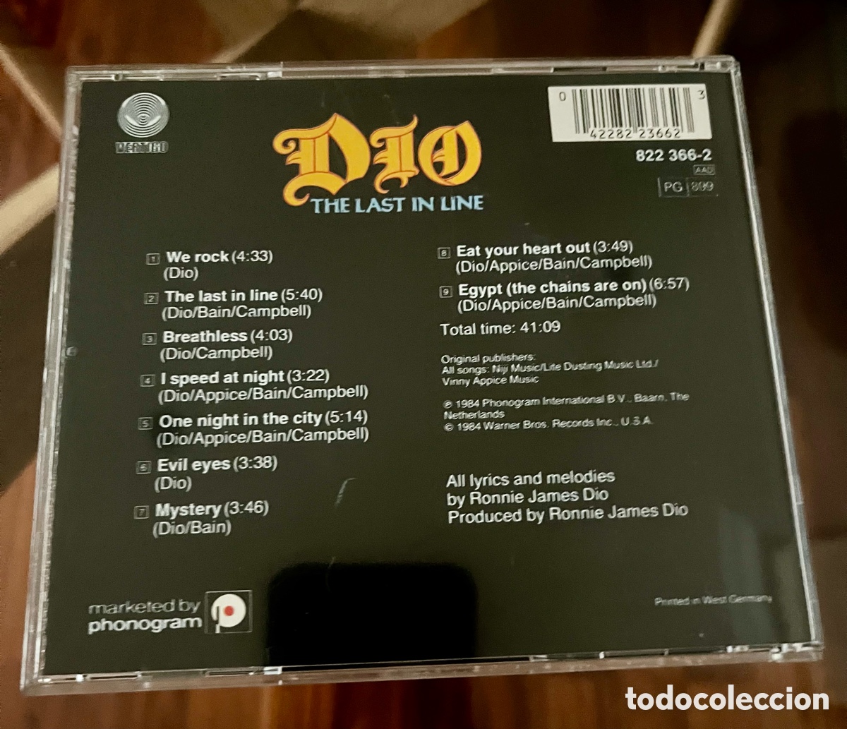 CDs de m&uacute;sica: DIO - The Last In Line. - Foto 3