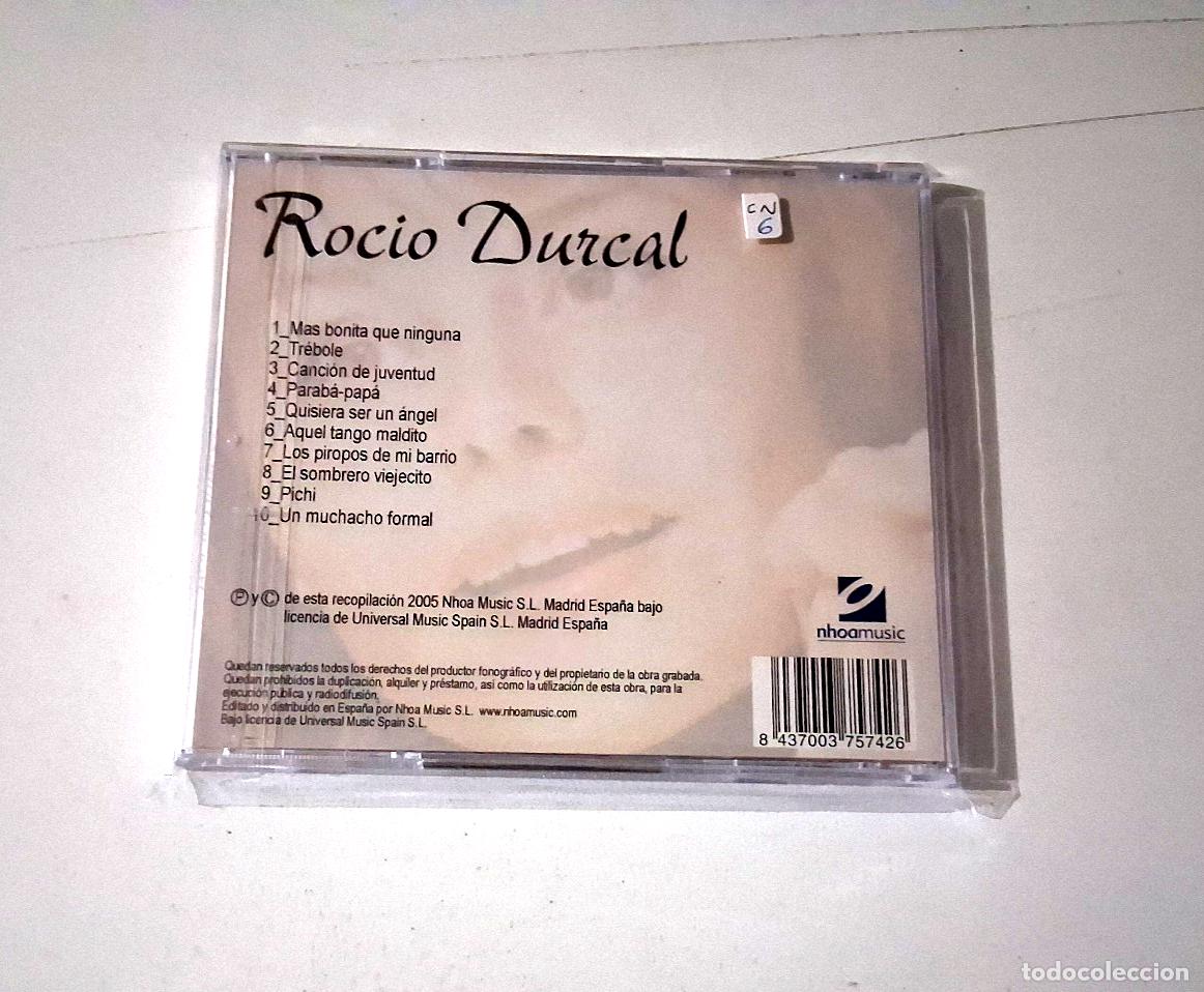 CDs de m&uacute;sica: ROCIO DURCAL &rdquo;EXITOS&rdquo; CD 10 TRACKS COMO NUEVO - Foto 2