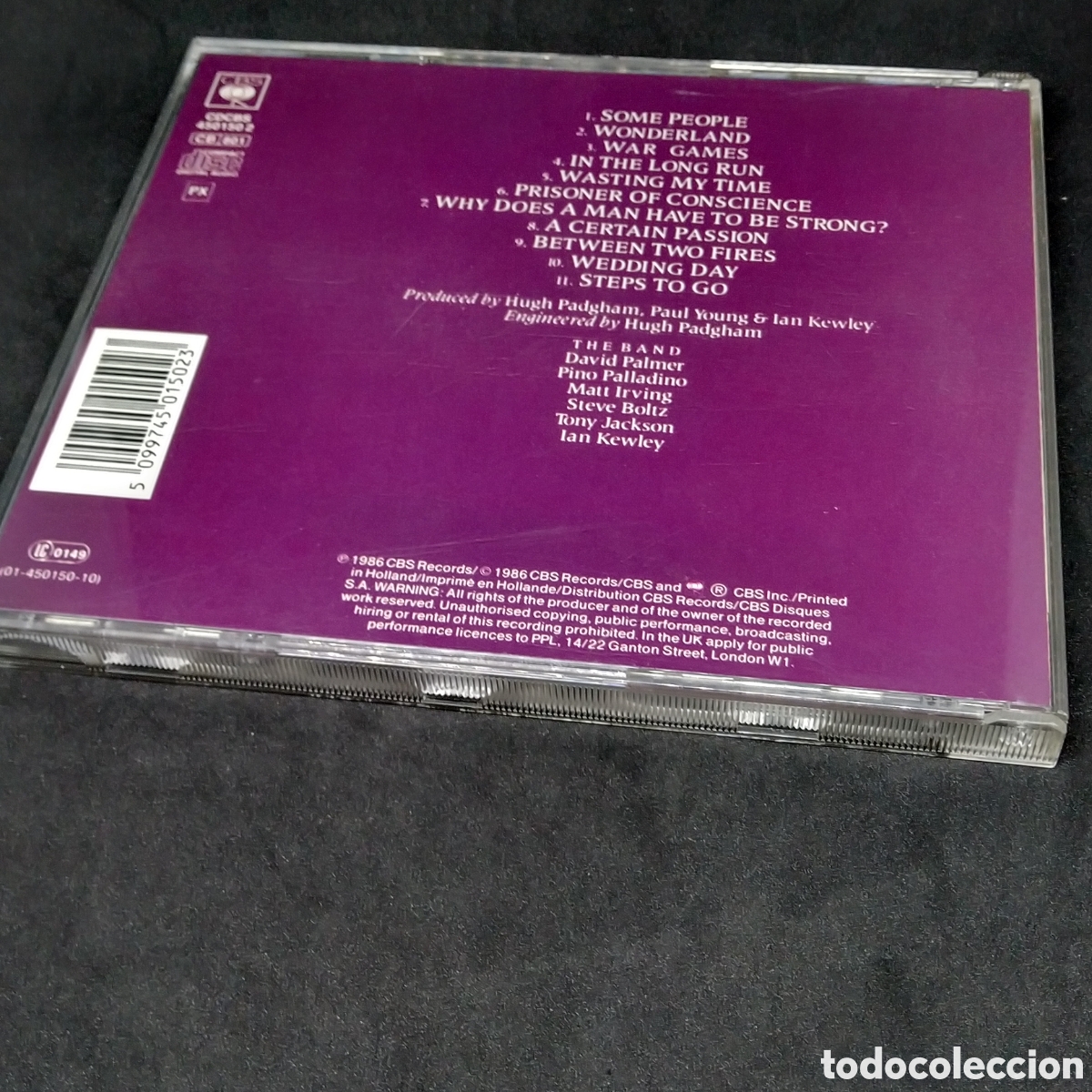 CDs de m&uacute;sica: PAUL YOUNG - BETWEEN TWO FIRES - 1986- CD - DISCO VERIFICADO - Foto 2