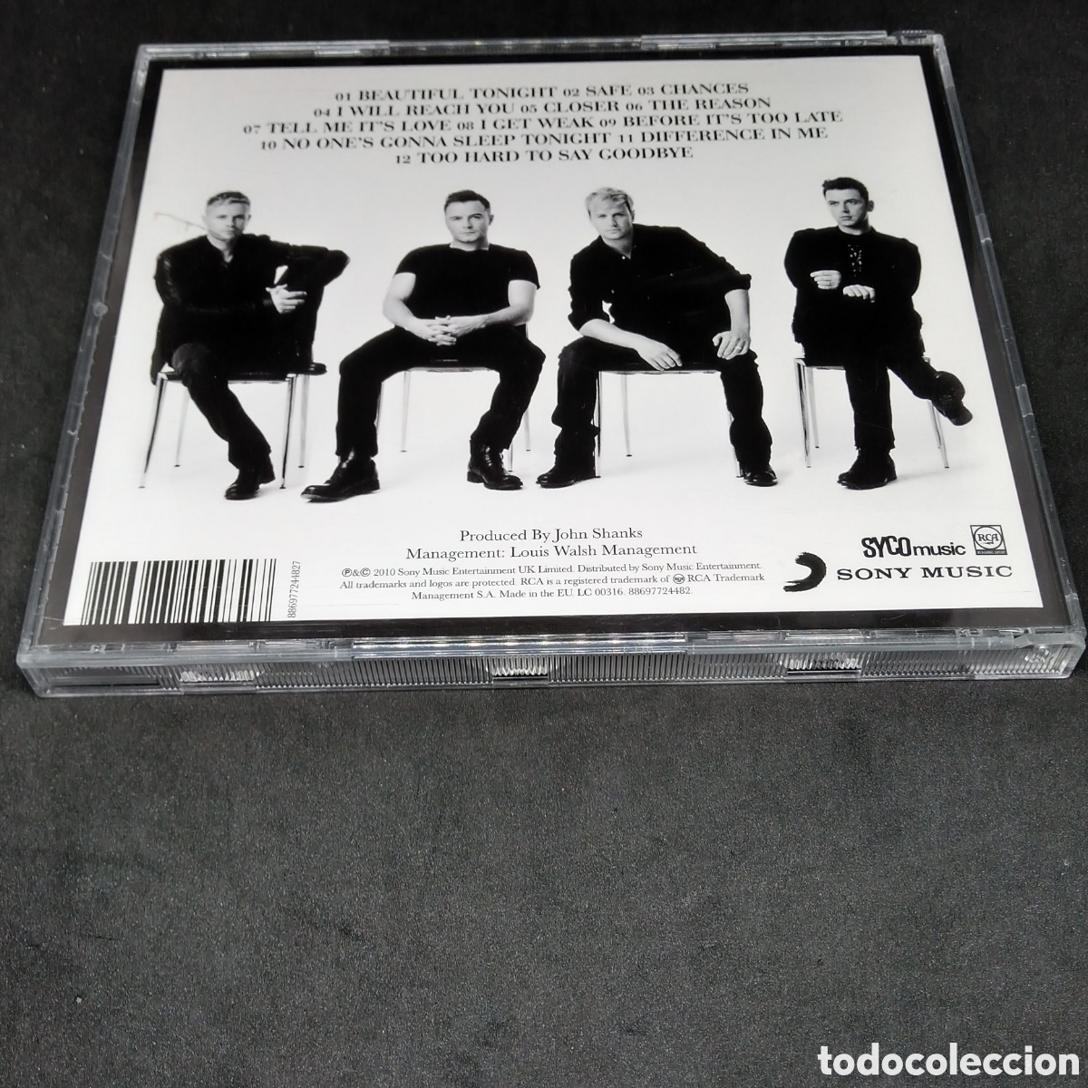 CDs de m&uacute;sica: WESTLIFE - GRAVITY - 2010 - CD - DISCO VERIFICADO - Foto 2