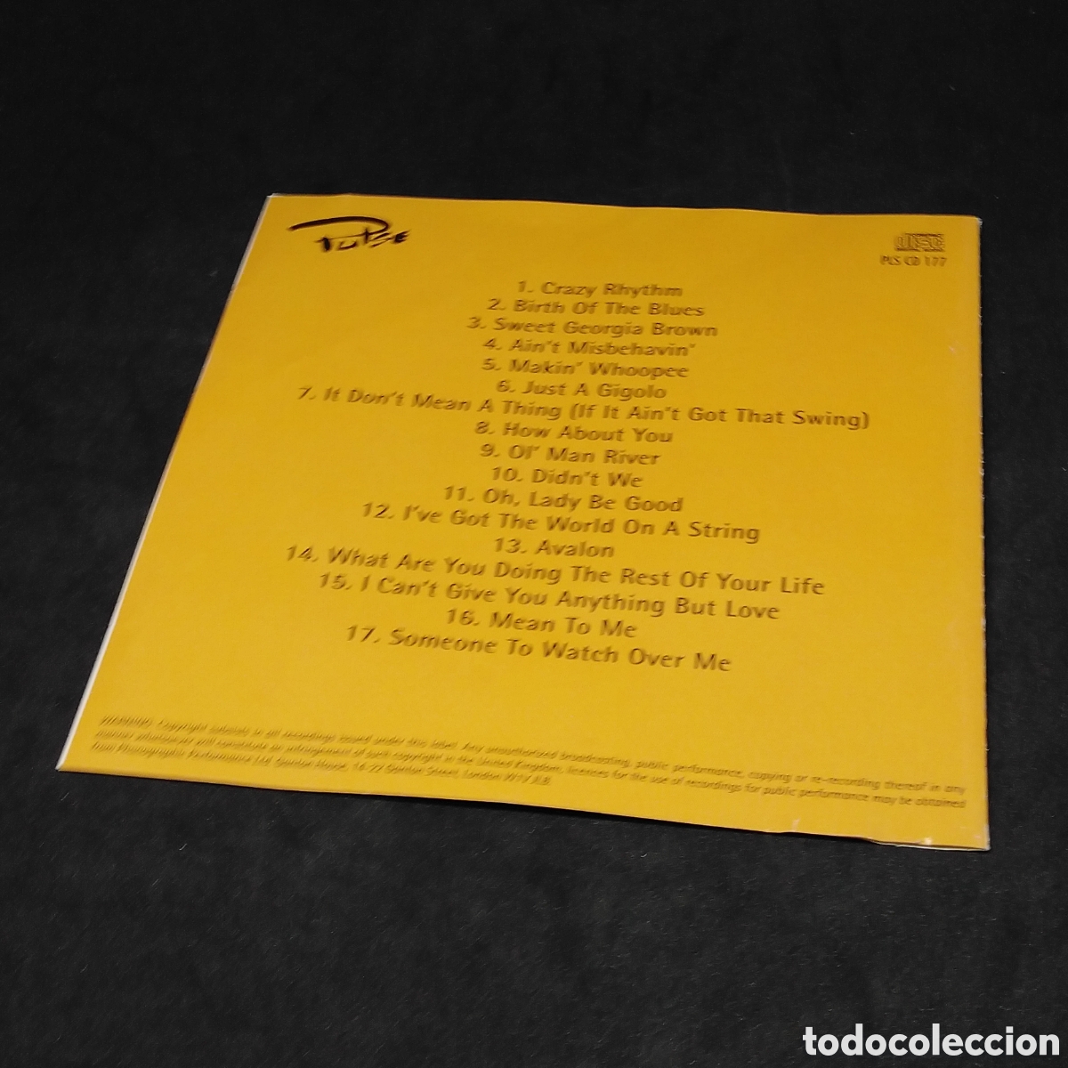 CDs de m&uacute;sica: STEPHANE GRAPPELLI - CRAZY RHYTHM - 2000 - DISCO VERIFICADO - Foto 4
