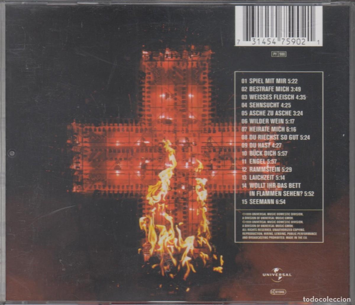 CDs de m&uacute;sica: Rammstein cd Live aus Berlin 1999 - Foto 2