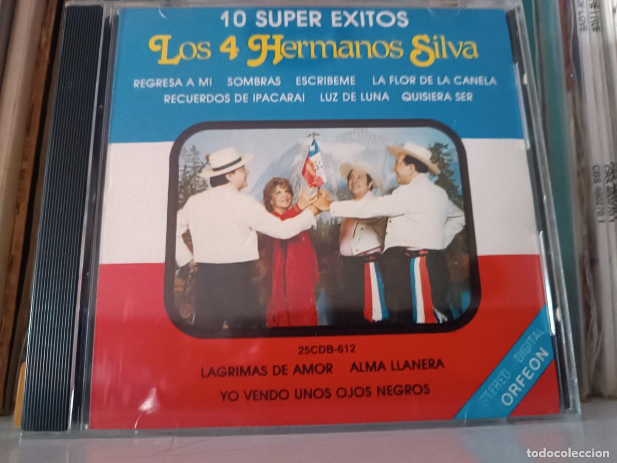 CDs de m&uacute;sica: LOS 4 HERMANOS SILVA , 10 SUPER EXITOS - CD - Foto 1