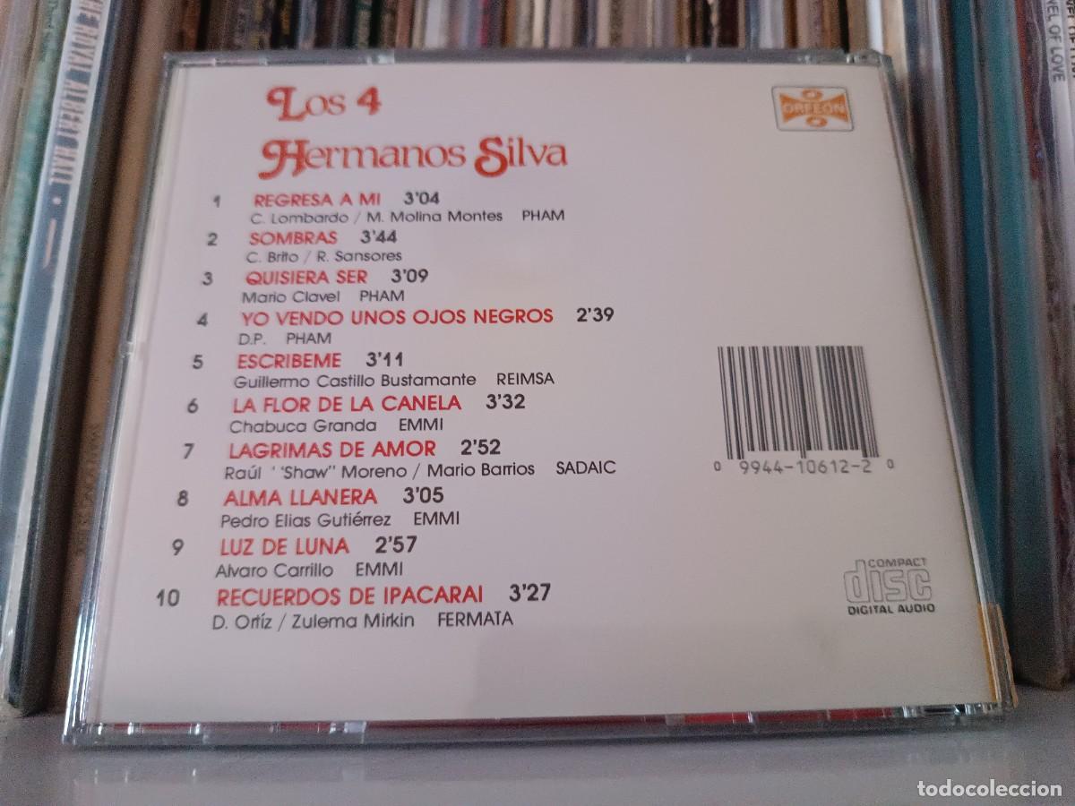 CDs de m&uacute;sica: LOS 4 HERMANOS SILVA , 10 SUPER EXITOS - CD - Foto 2