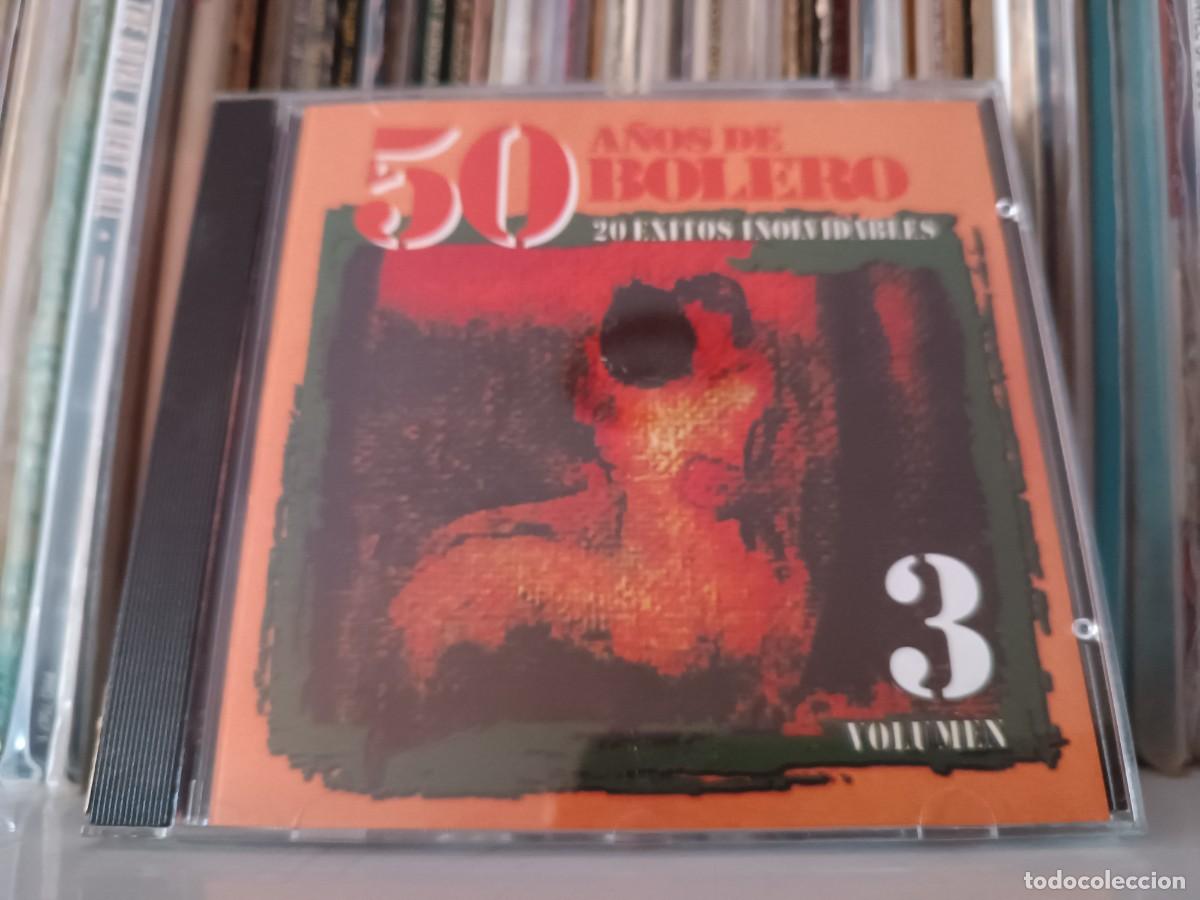 CDs de m&uacute;sica: 50 A&Ntilde;O DE BOLEROS , 20 EXITOS INOLVIDABLES - CD - Foto 1