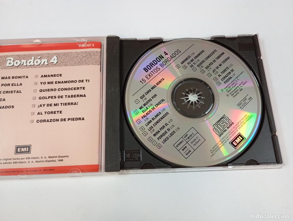 CDs de m&uacute;sica: BORDON 4. 15 &Eacute;XITOS BORDADOS. CD. TDKCD18 - Foto 2