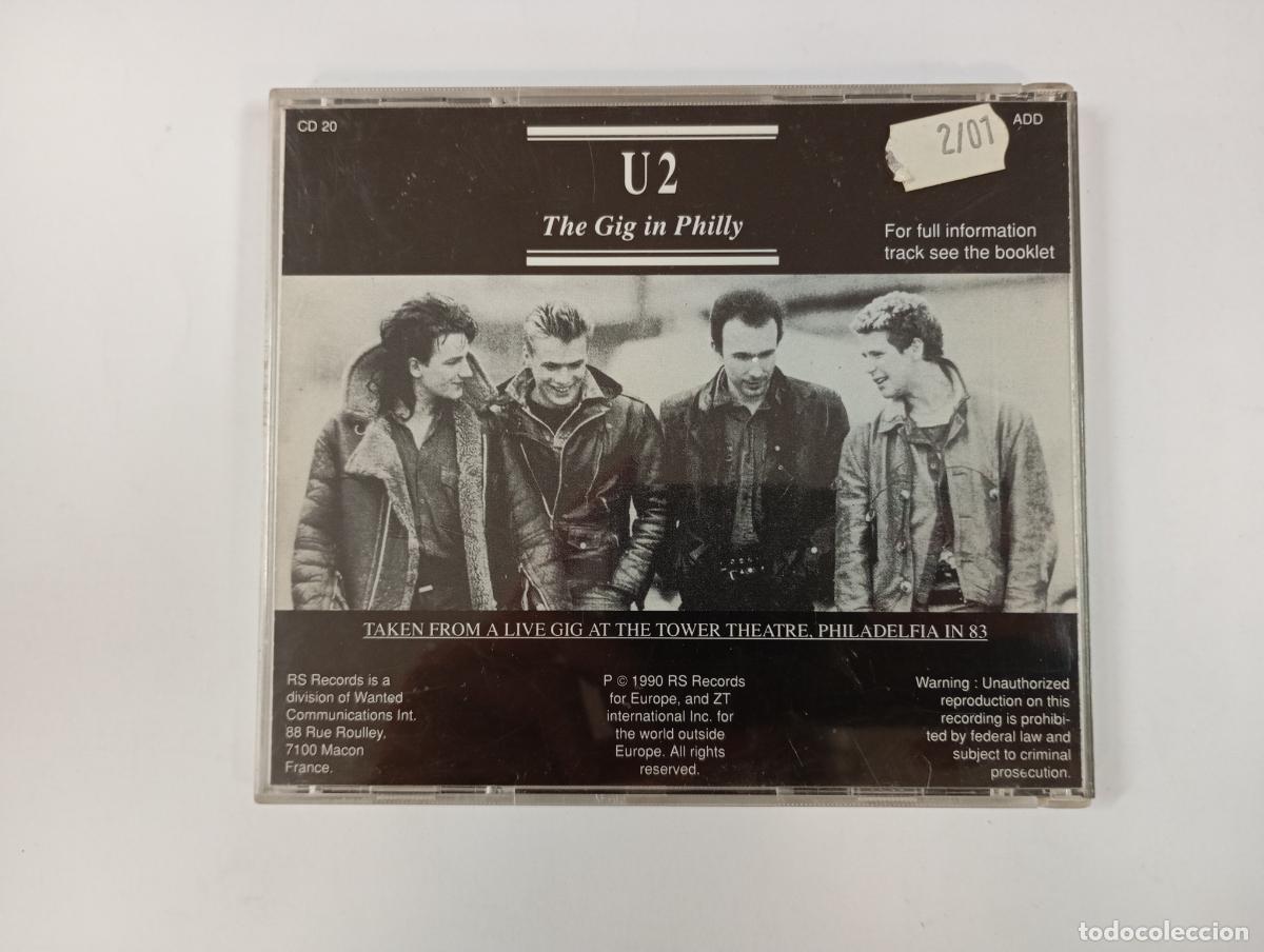 CDs de m&uacute;sica: U2. THE GIG IN PHILLY. CD. TDKCD18 - Foto 3