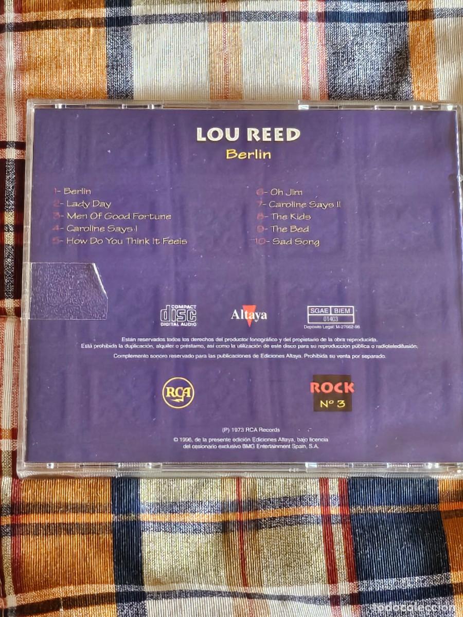 CDs de m&uacute;sica: LOU REED BERLIN ( live) - Foto 2