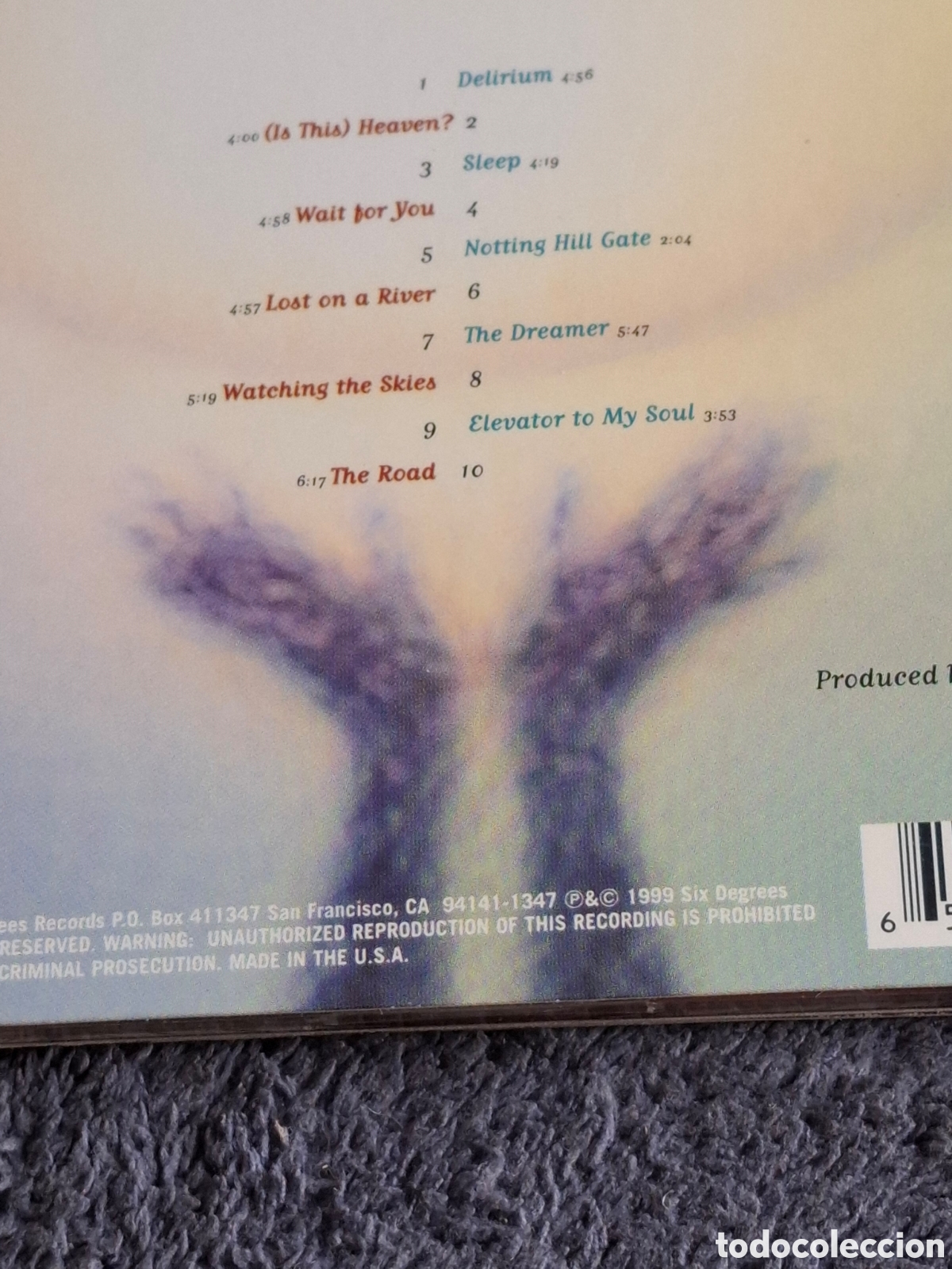 CDs de m&uacute;sica: CD54. Euphoria (5) - Six Degrees Records 1999. - Foto 5