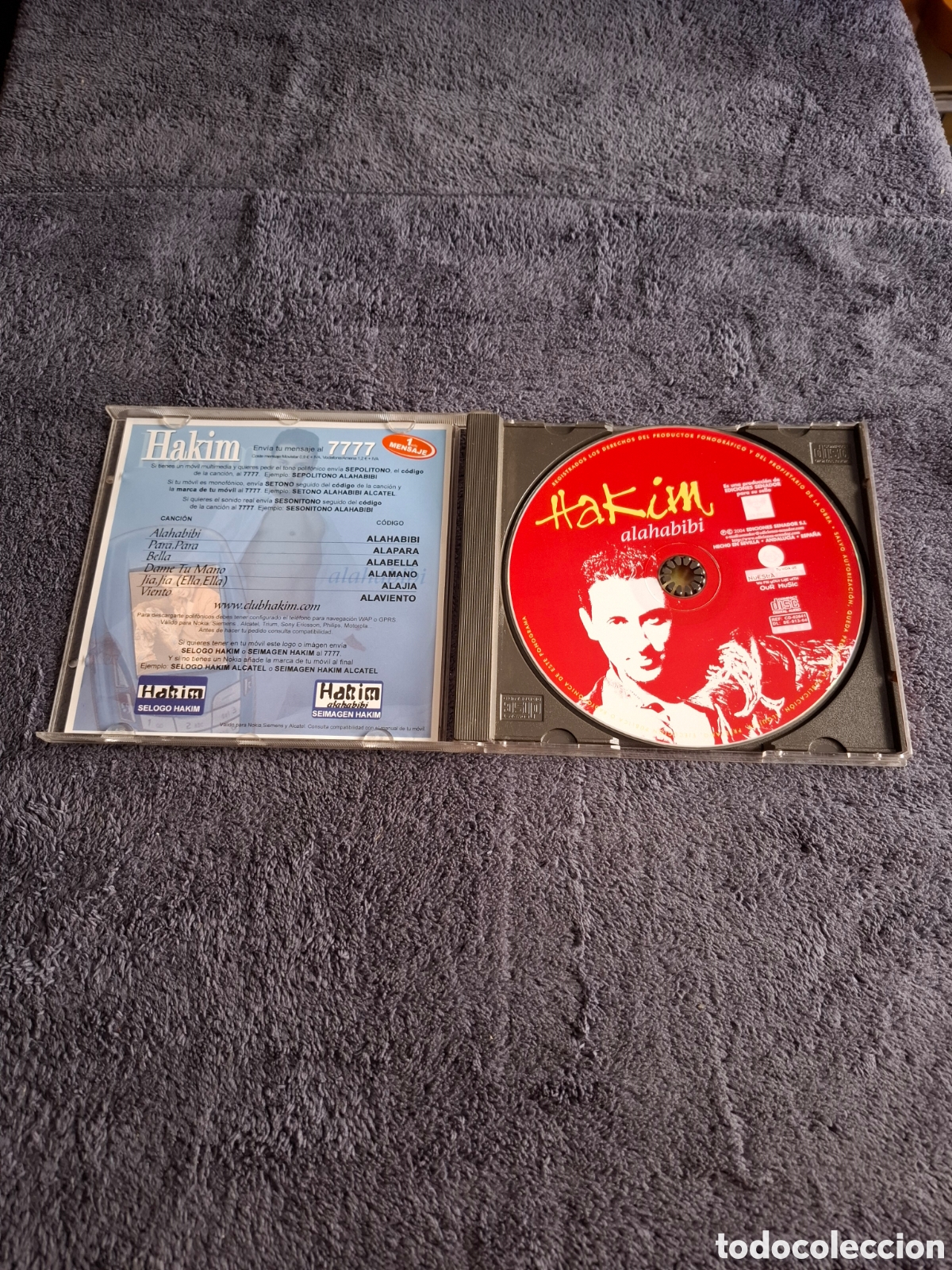CDs de m&uacute;sica: CD41. Hakim - Alahabibi 2004. - Foto 2
