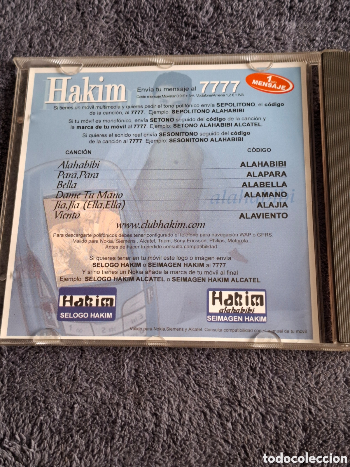 CDs de m&uacute;sica: CD41. Hakim - Alahabibi 2004. - Foto 4