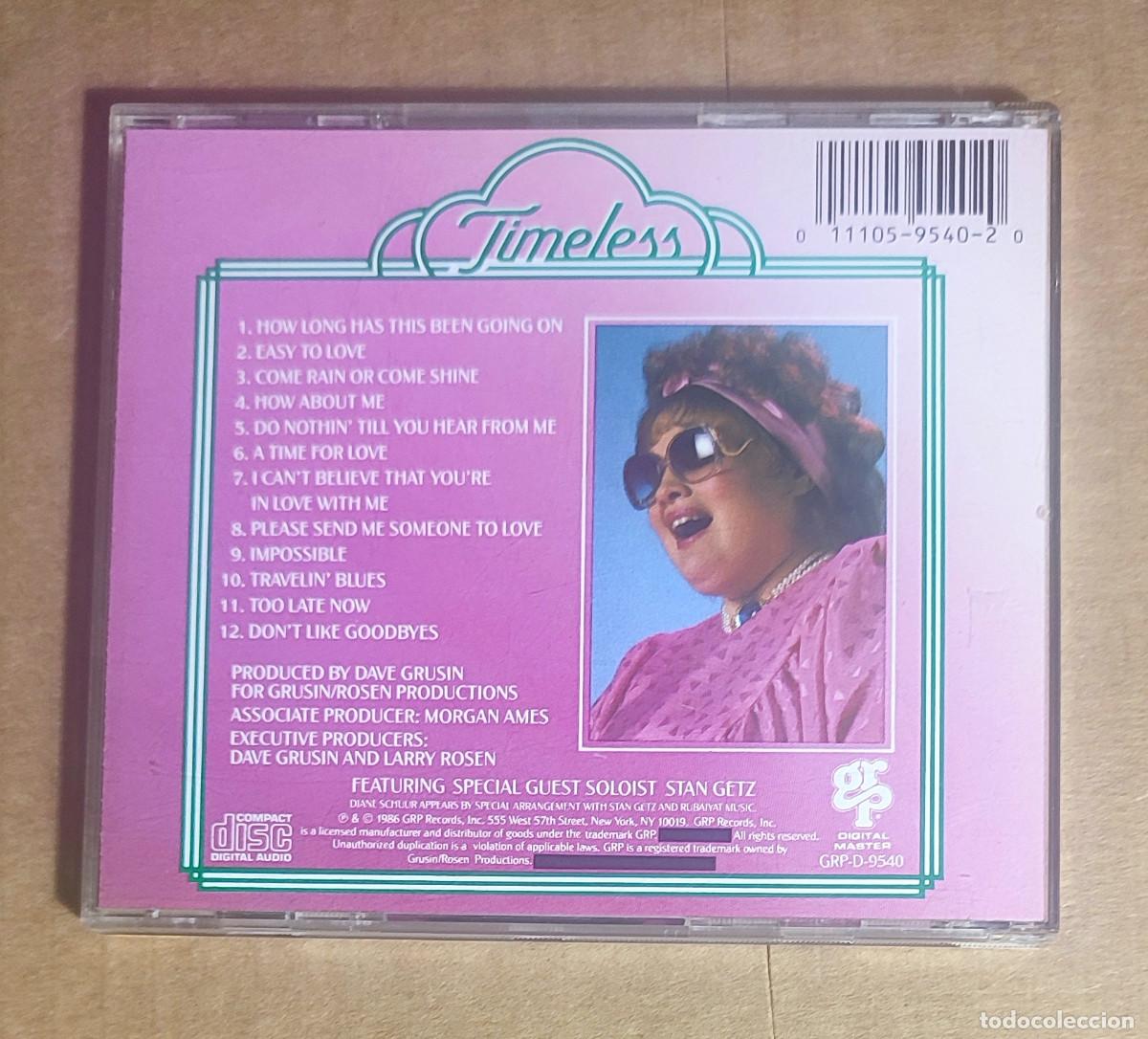 CDs de m&uacute;sica: DIANE SCHUUR - TIMELESS - 1986 - Foto 3