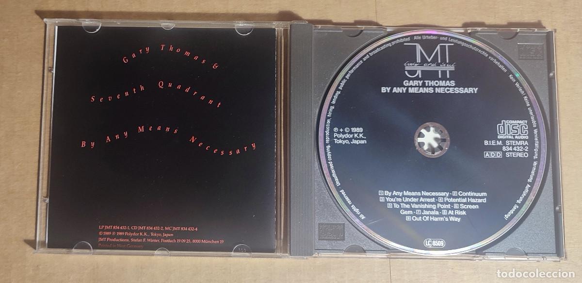 CDs de m&uacute;sica: GARY THOMAS - BY ANY MEANS NECESSARY - 1989 - Foto 2