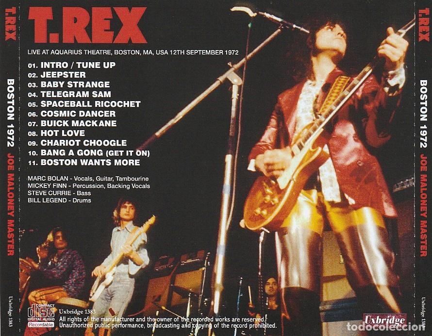 CDs de m&uacute;sica: CD T. REX - Live in Boston 1972 - Foto 2