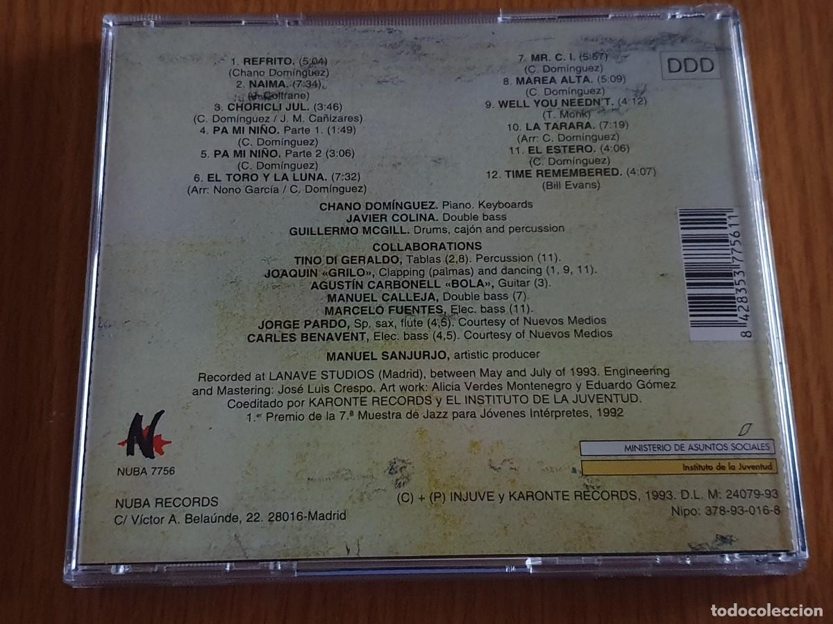 CDs de m&uacute;sica: CD Chano Dom&iacute;nguez - Chano - 1993 - Foto 3
