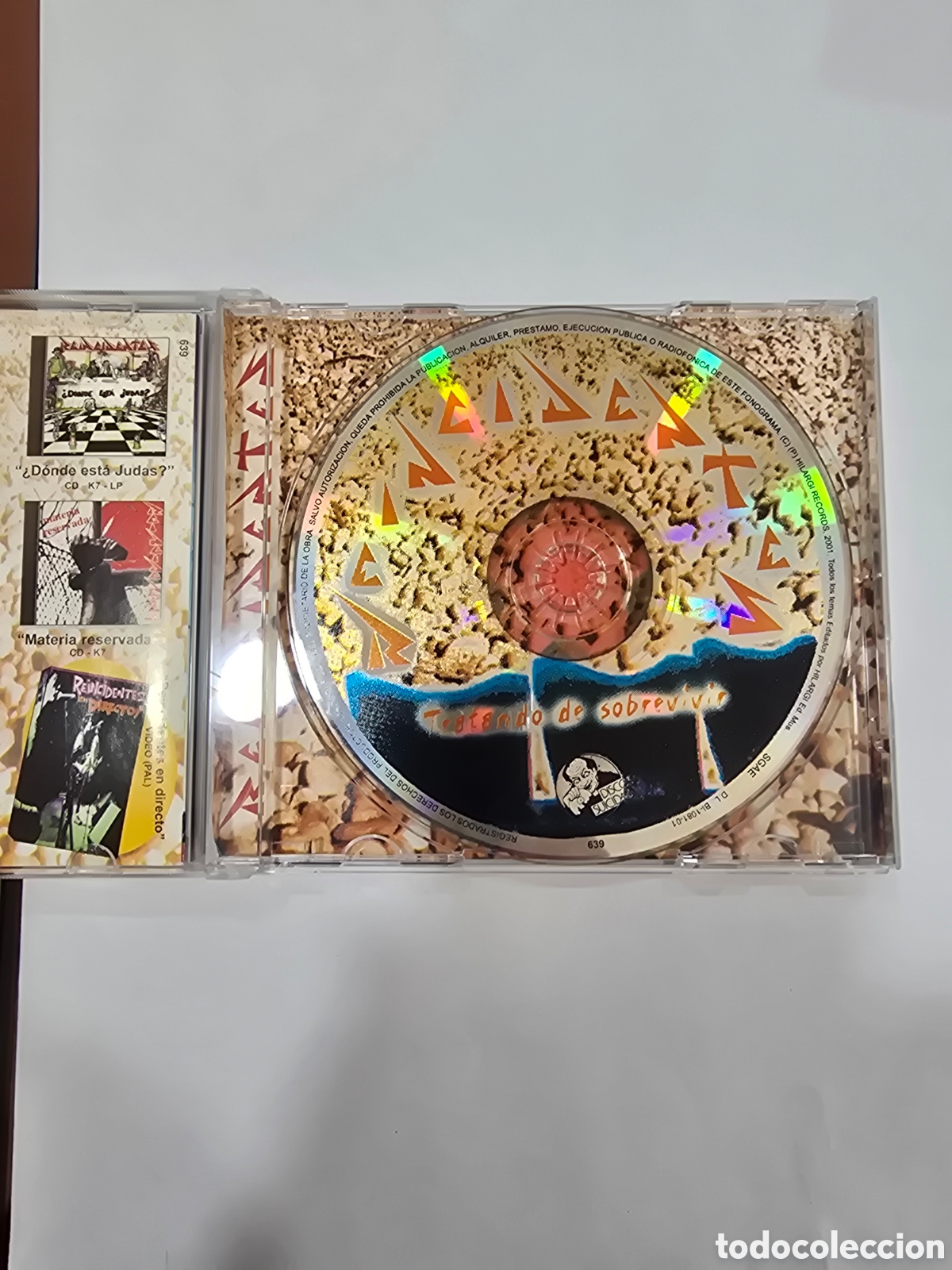 CDs de m&uacute;sica: CD , TRATANDO DE SOBREVIVIR , REINCIDENTE - Foto 3