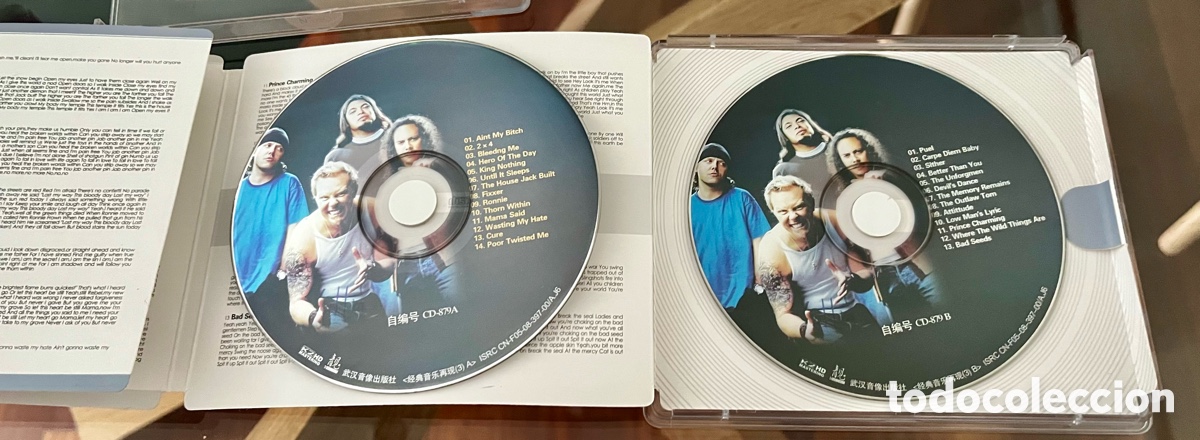 CDs de m&uacute;sica: METALLICA &mdash;- ️️ &mdash;&mdash;-2 CD - Foto 2