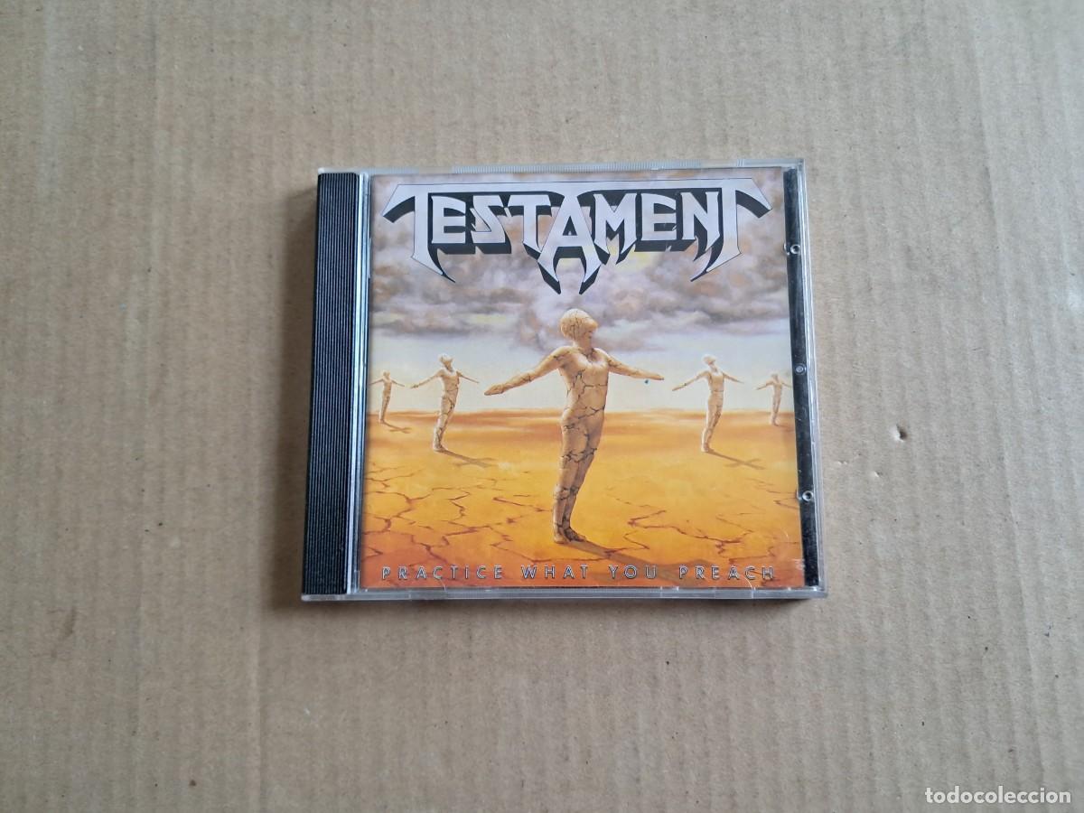 CDs de m&uacute;sica: TESTAMENT - PRACTICE WHAT YOU PREACH CD - Foto 1