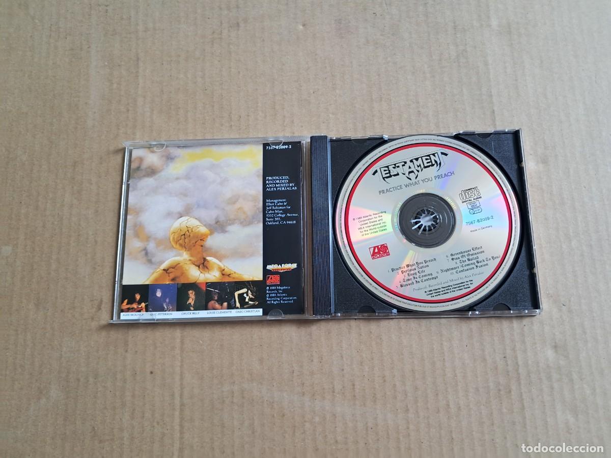 CDs de m&uacute;sica: TESTAMENT - PRACTICE WHAT YOU PREACH CD - Foto 2