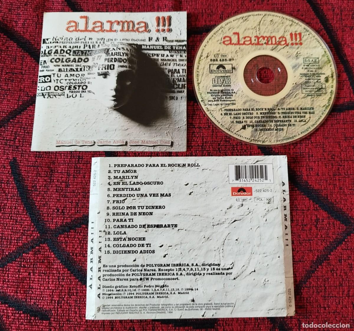 CDs de m&uacute;sica: ALARMA!!! ** Alarma !!! ** CD ORIGINAL 1994 - Foto 1