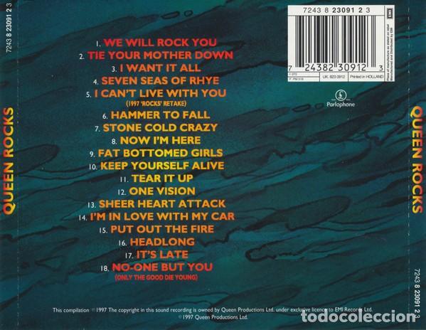 CDs de m&uacute;sica: Queen &ndash; Queen Rocks - CD, Compilation - Foto 2