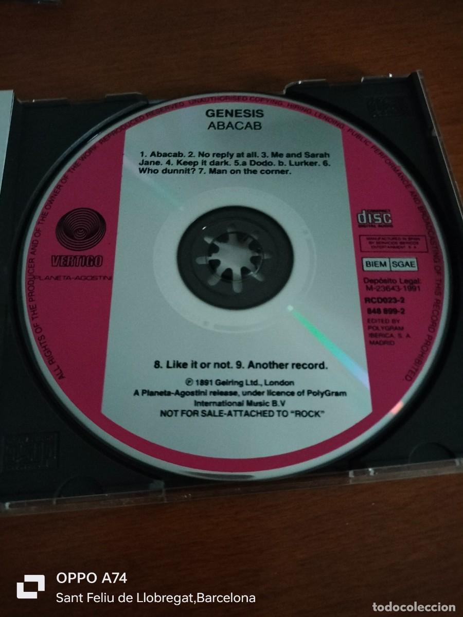CDs de m&uacute;sica: RAR CD. GENESIS. ABACAB. MADE IN SPAIN - Foto 2