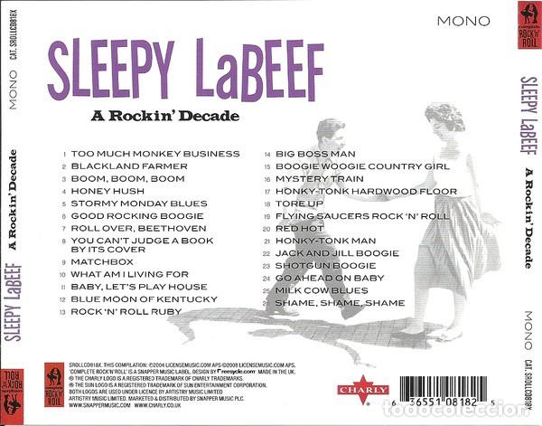 CDs de m&uacute;sica: Sleepy La Beef &ndash; A Rockin Decade - Foto 2