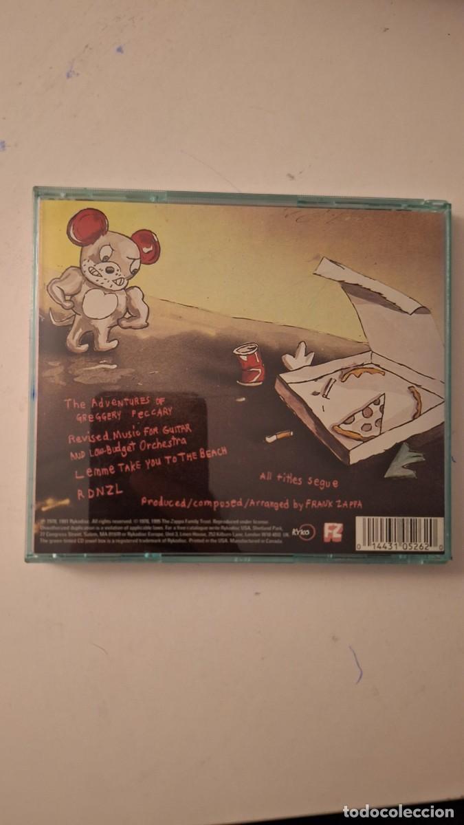 CDs de m&uacute;sica: Frank Zappa &lrm;&ndash; Studio Tan cd US 1995 - Foto 3