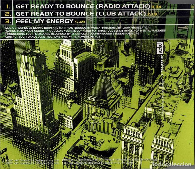 CDs de m&uacute;sica: Brooklyn Bounce - Get Ready to Bounce. CD Single - Foto 2