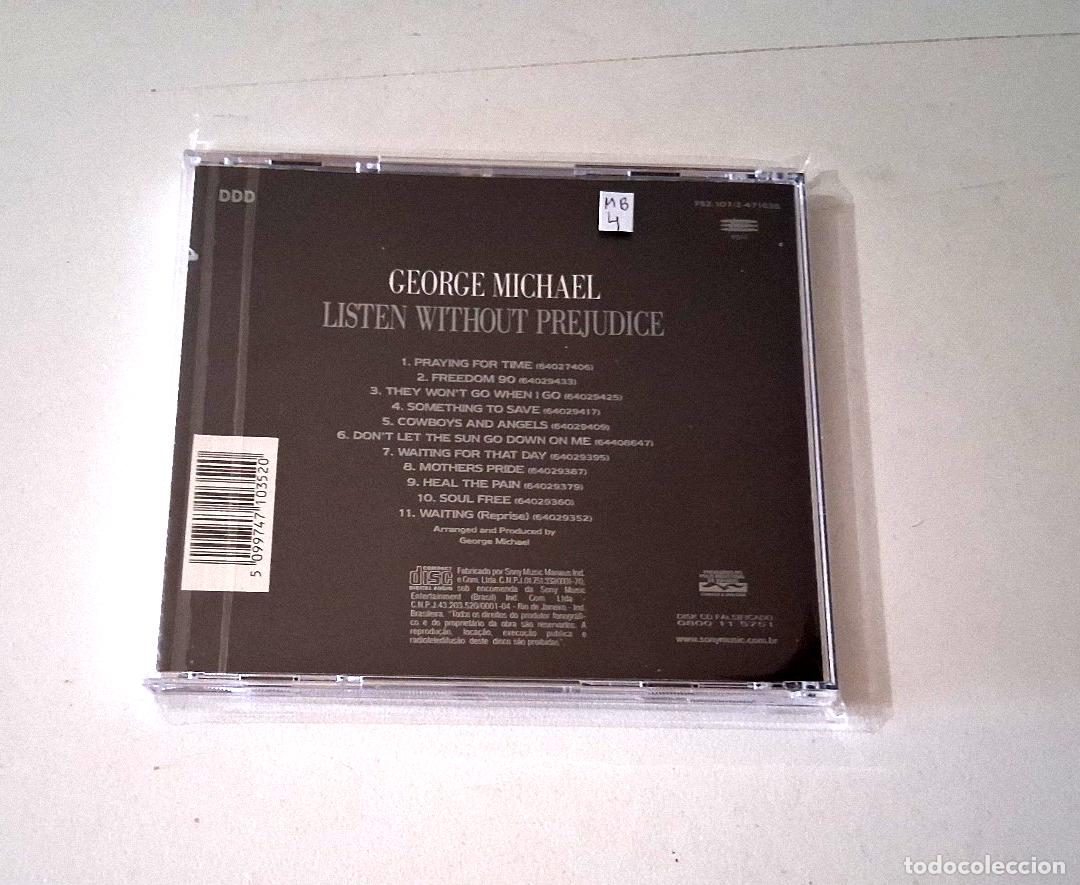 CDs de m&uacute;sica: GEORGE MICHAEL &rdquo;LISTEN WITHOUT PREJUDICE&rdquo; CD 11 TRACKS - Foto 2