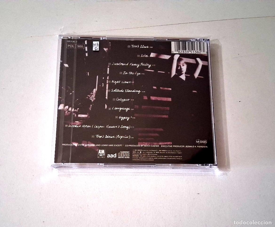 CDs de m&uacute;sica: SUZANNE VEGA &rdquo;SOLITUDE STANDING&rdquo; CD 11 TRACKS - Foto 2