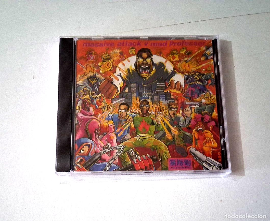 CDs de m&uacute;sica: MASSIVE ATTACK V MAD PROFESSOR &rdquo;NO PROTECTION&rdquo; CD 8 TRACKS - Foto 1