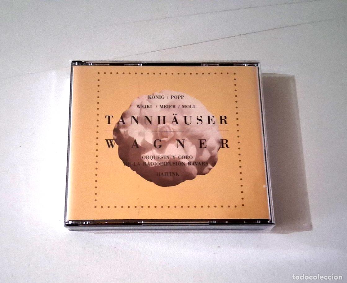 CDs de M&uacute;sica: BERNARD HAITINK &rdquo;WAGNER TANNHAUSER&rdquo; 3CD CD KONIG POPP WEIKL MEIER MOLL