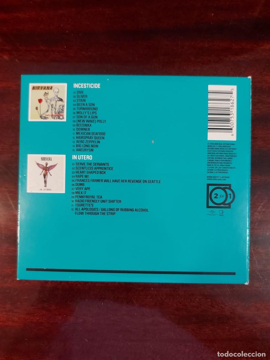 CDs de m&uacute;sica: Nirvana &ndash; Incesticide + In Utero - 2xCD - Foto 2