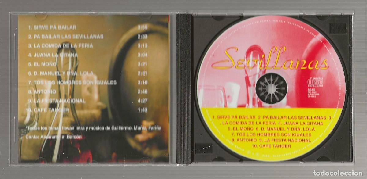 CDs de m&uacute;sica: SEVILLANAS - 10 VERSIONES ORIGINALES - CD - Foto 3